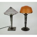 Art Deco table lamps