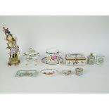 A collection of porcelain Limoges and Gien