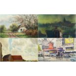 A colection of paintings, Belgian school