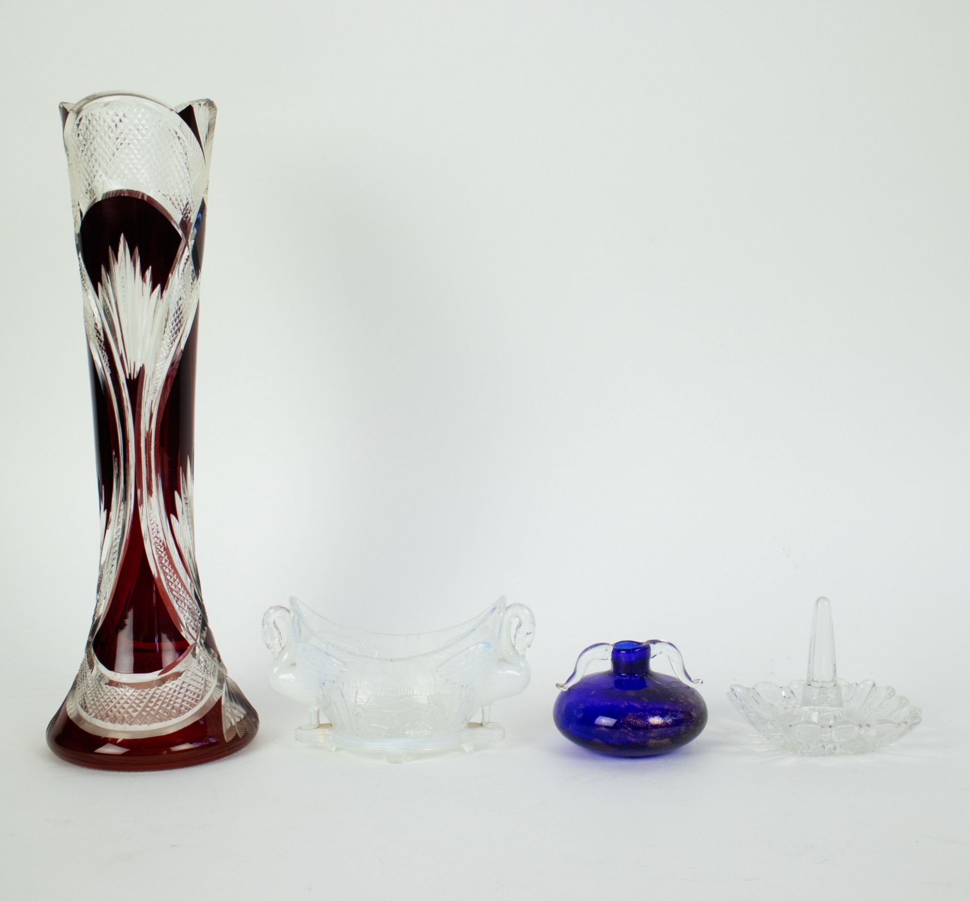 A collection of glassware