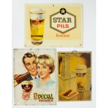 Metal Export Haacht, Special Mater's and cardboard STAR PILS