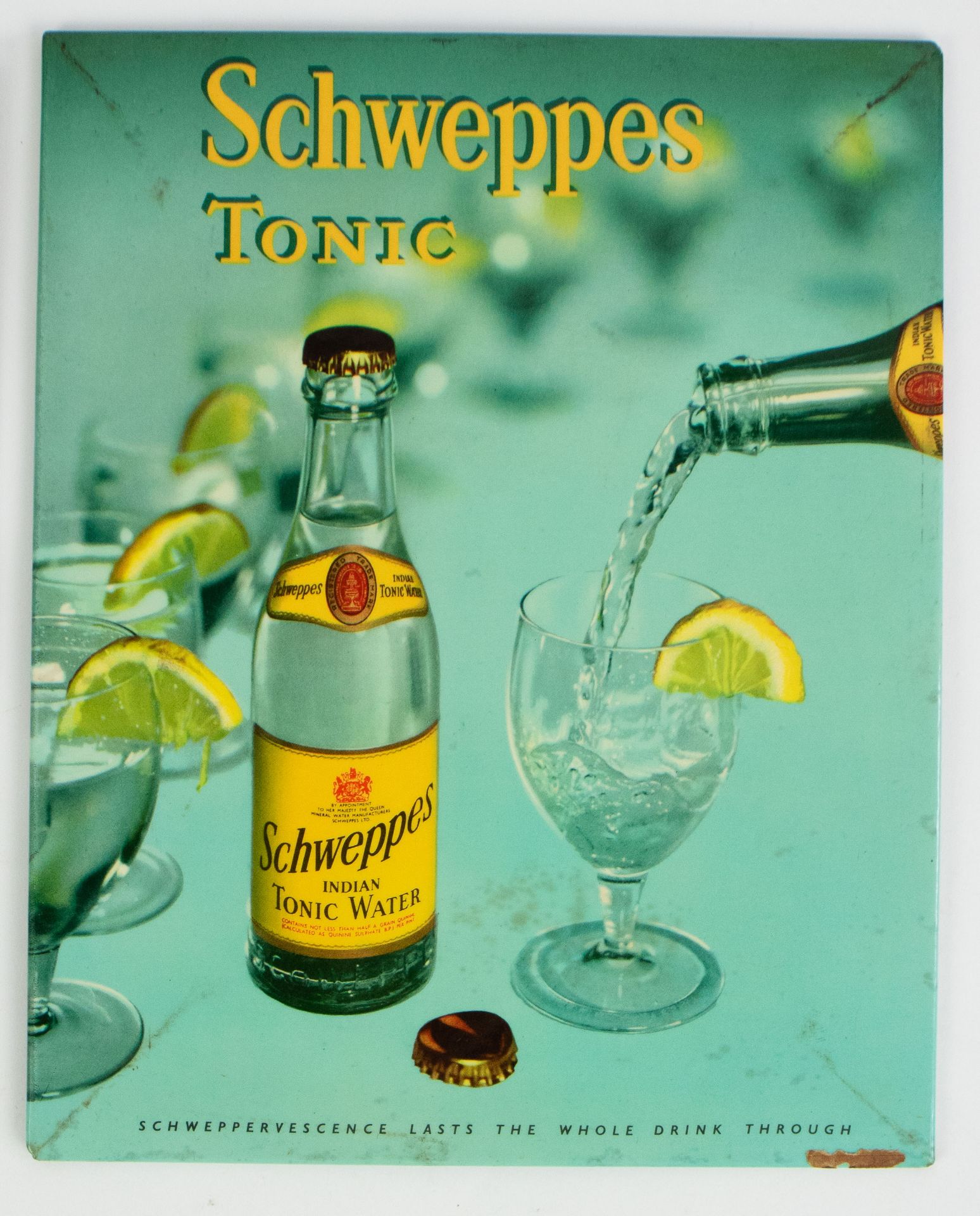 Metal Schweppes Soda Water, Schweppes Tonic and Appolinaris - Image 2 of 4