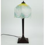 A bakelite Art Deco table lamp