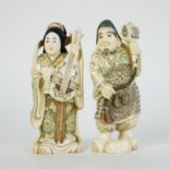 Benzaïten figure and Daikokuten ivory