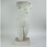 Plaster buste Nude