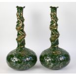 A pair of Art Nouveau vases