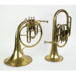 Musical instruments tuba and horn