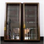 4 display cabinets for netsukes