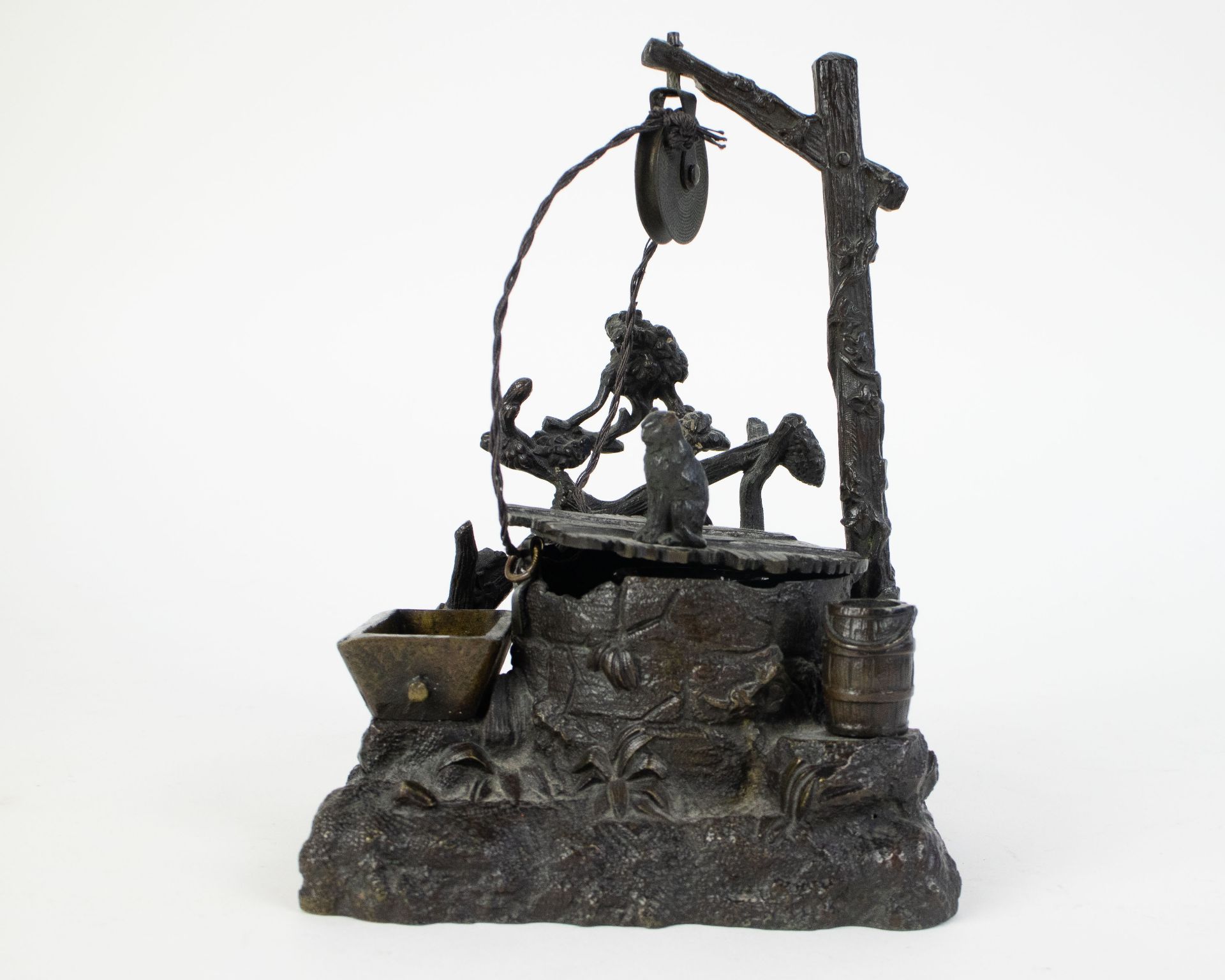 Bronze inkwell