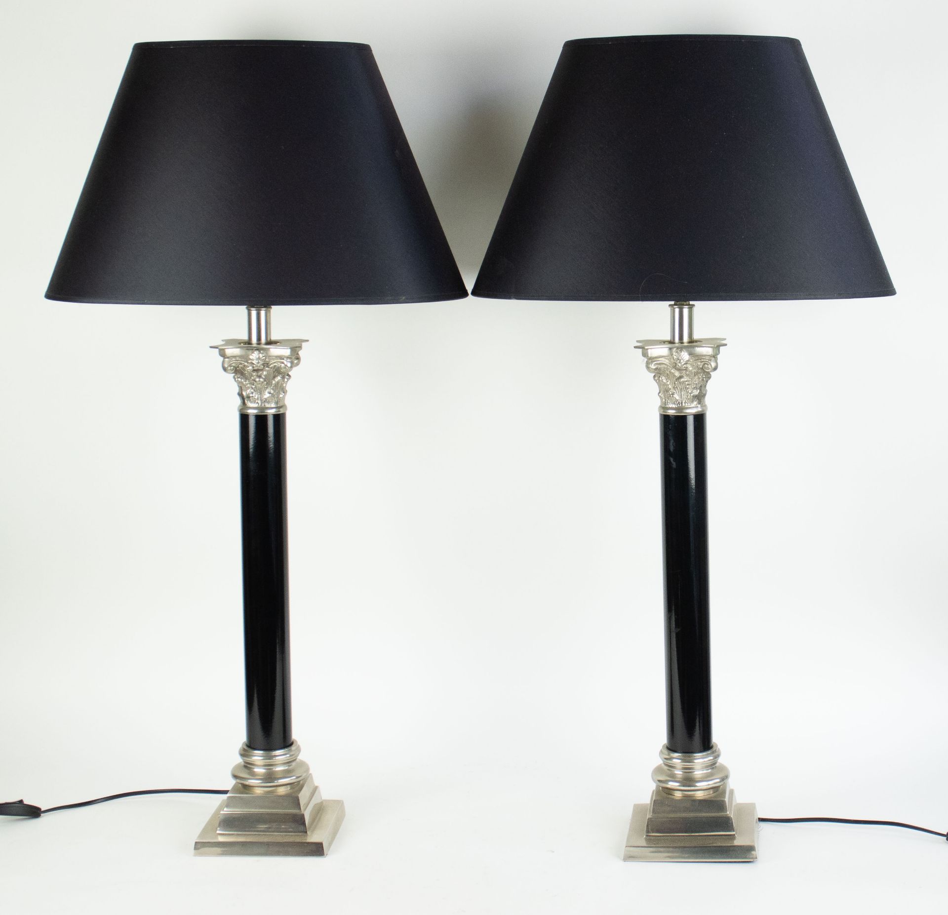 Pair of lamps style Empire