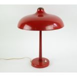 Vintage red table lamp