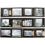 A collection of old photo plates