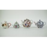 4 Chinese tea pots