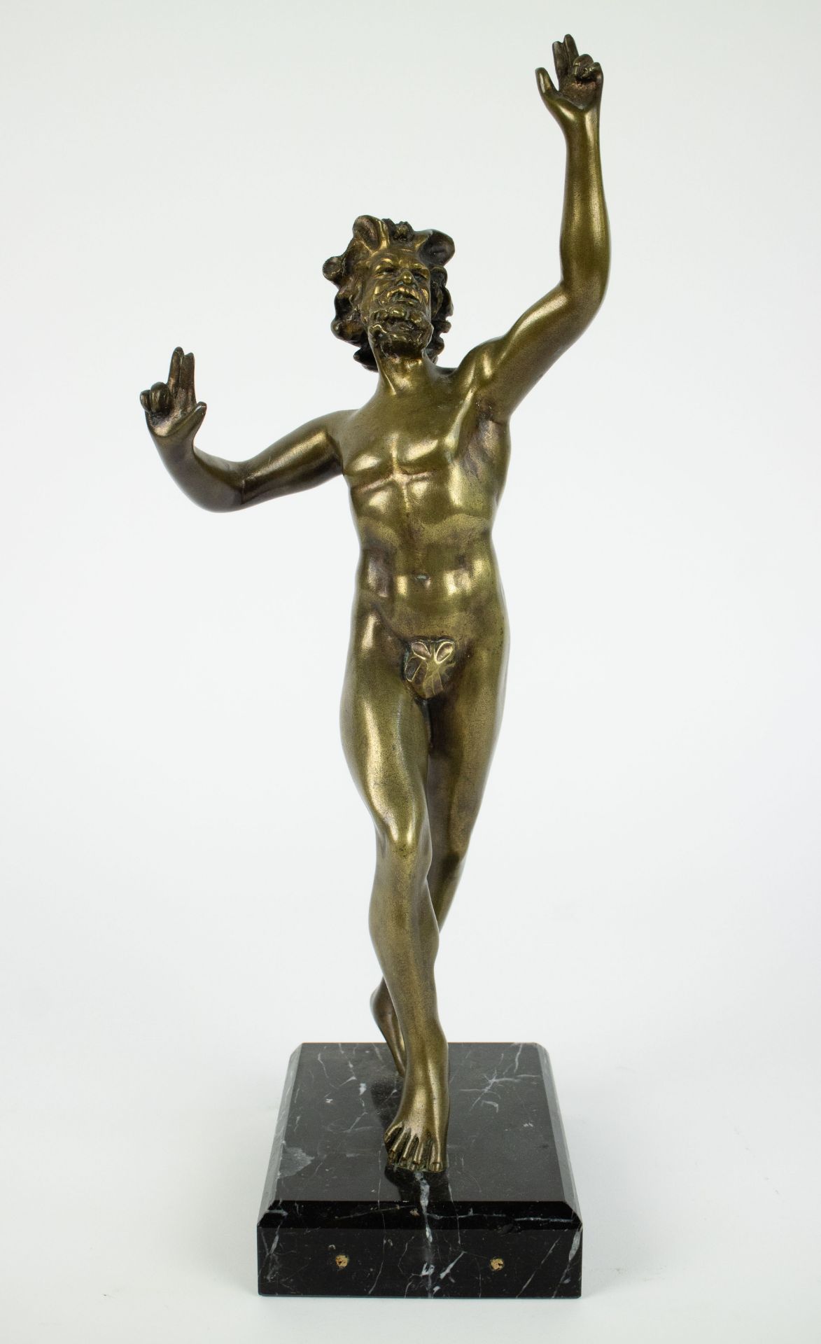 Bronze sculpture of a Sater - Image 2 of 5