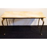 Lounge table with marble top