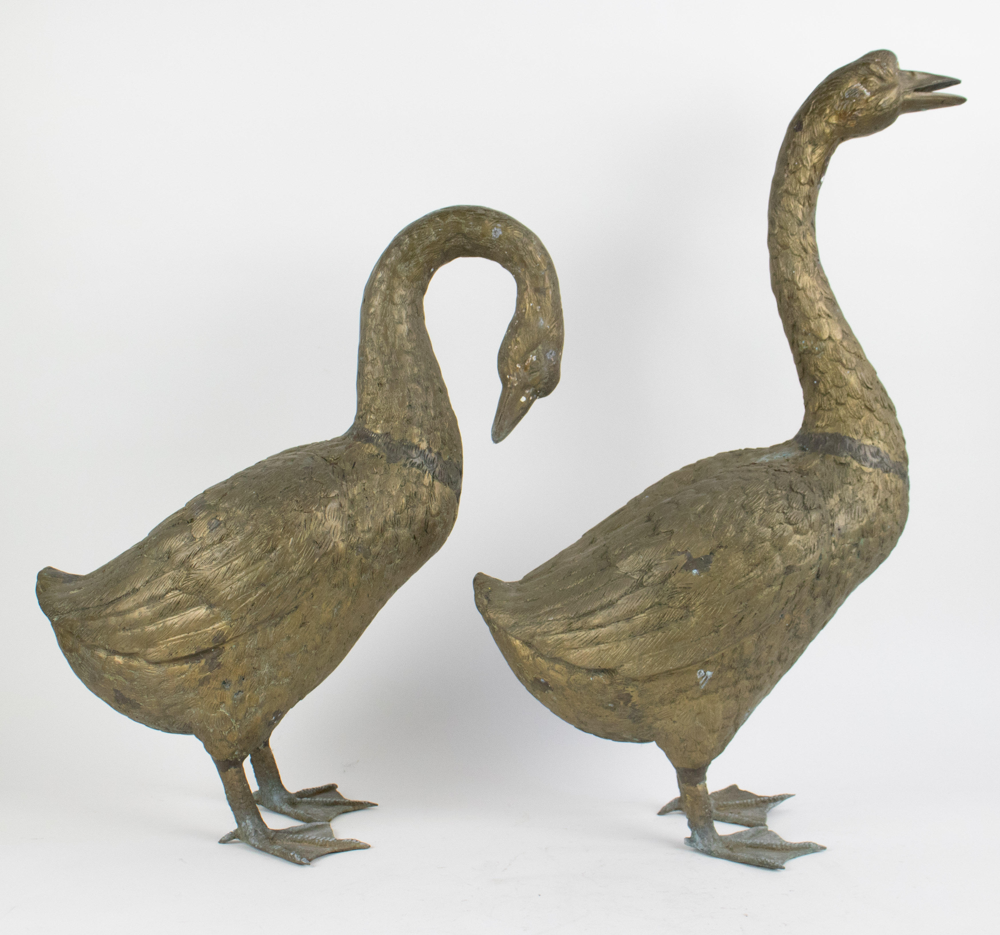 2 bronze gooses - Bild 4 aus 5