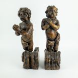 Pair of baroque angels