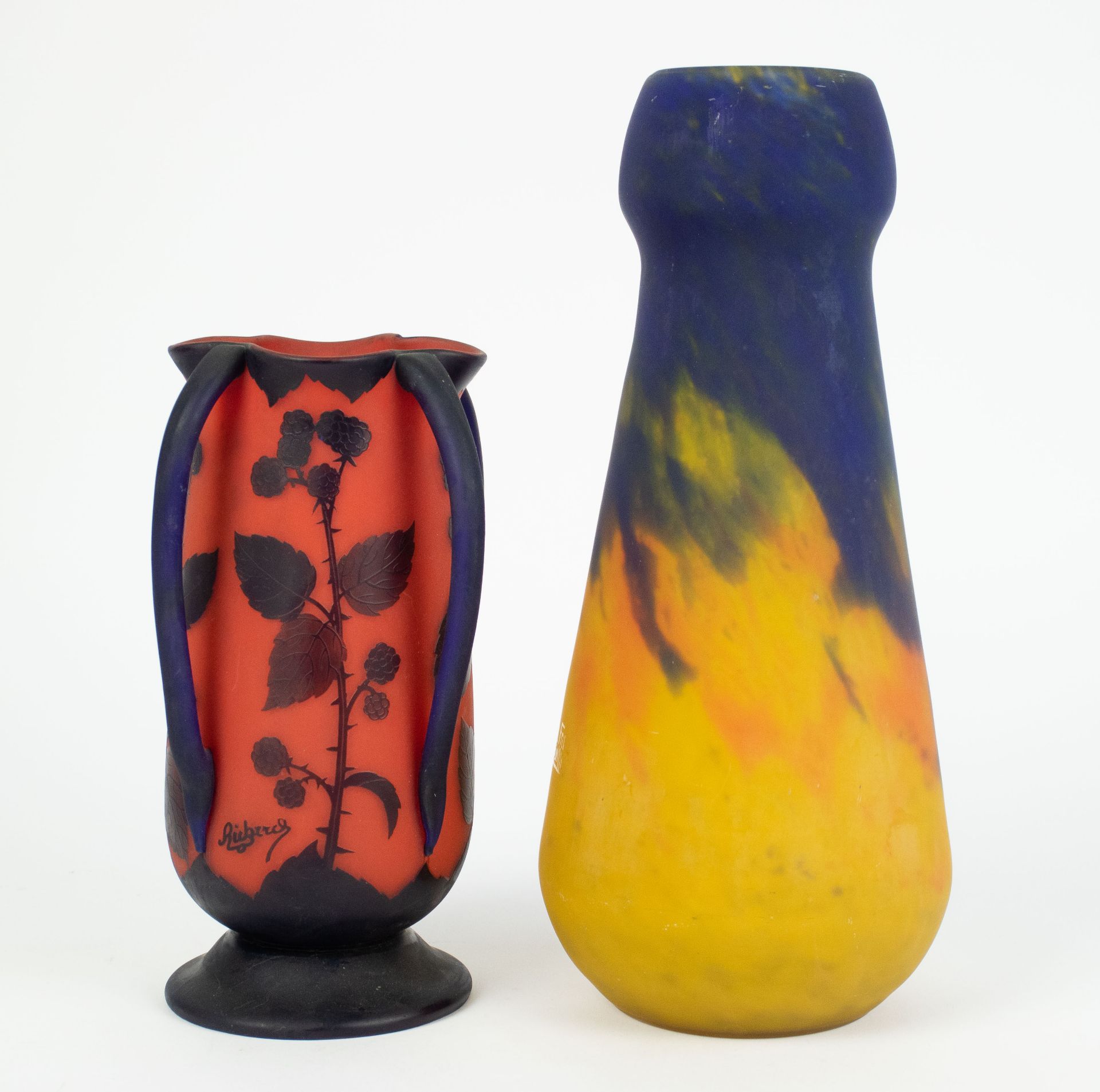 Muller Frères Luneville + Richard vase - Image 3 of 6