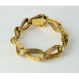 Gold bracelet 18 kt