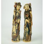 Couple immortals in ivory China