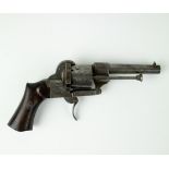 Spanish pinfire revolver