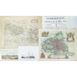 A collection of charts and engravings