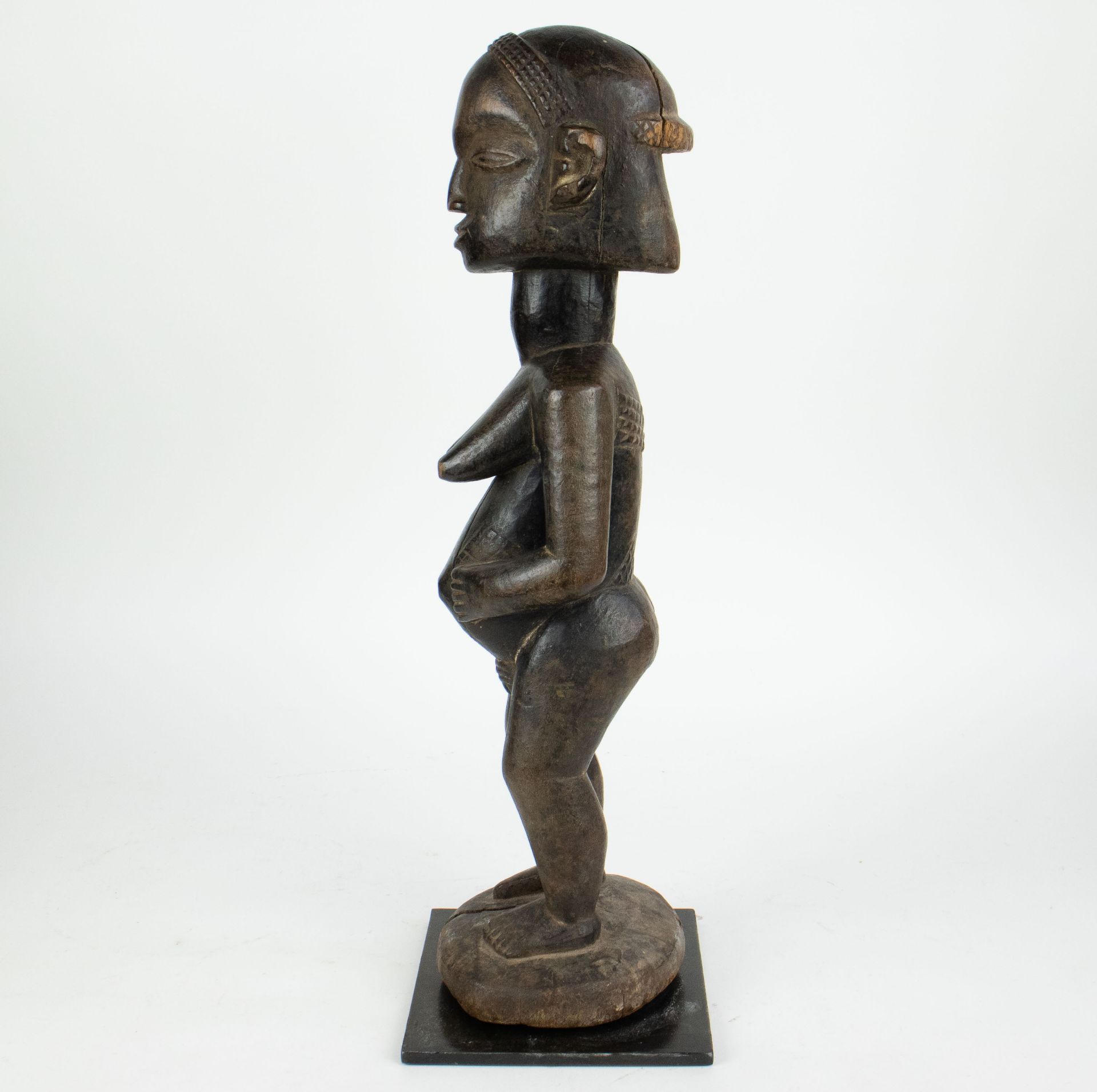 Luba ancestor statue 19th C. - Image 2 of 4