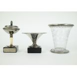 A collectiof of 3 silver trophees