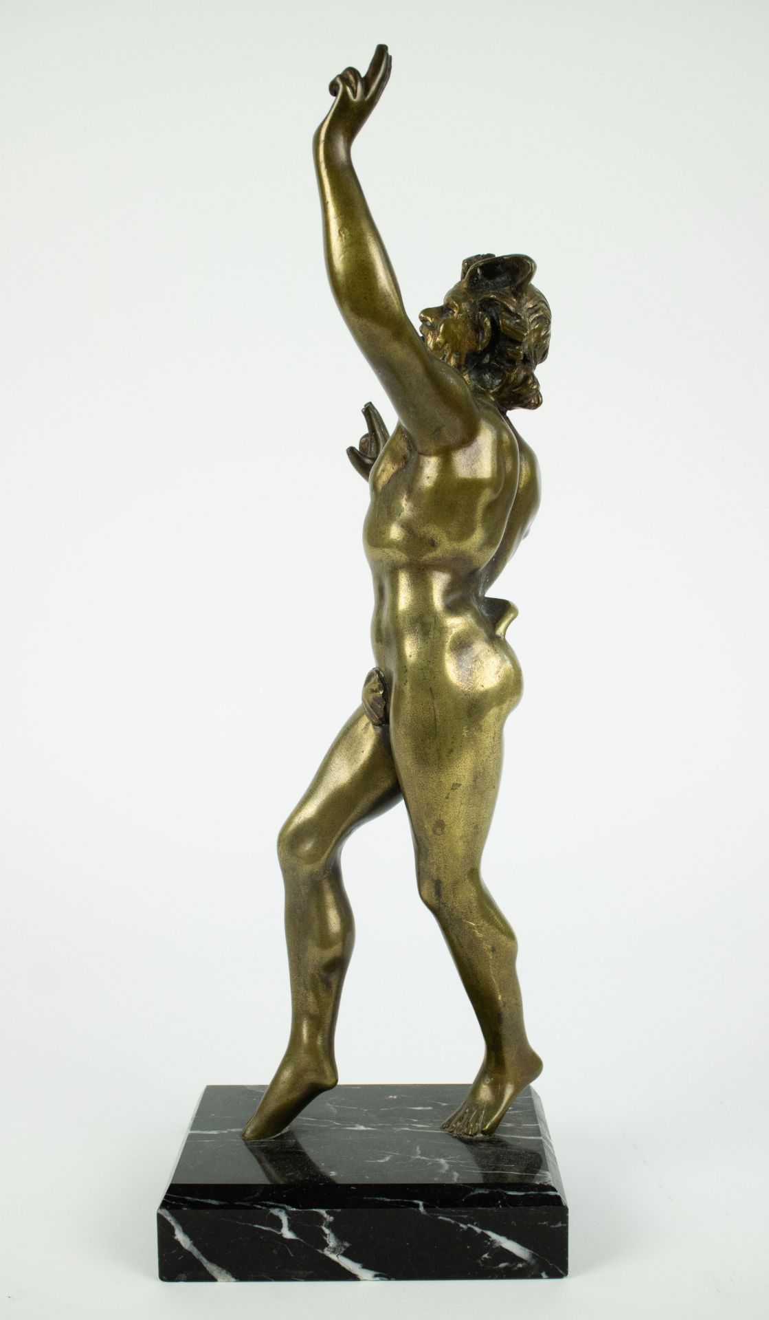 Bronze sculpture of a Sater - Image 3 of 5