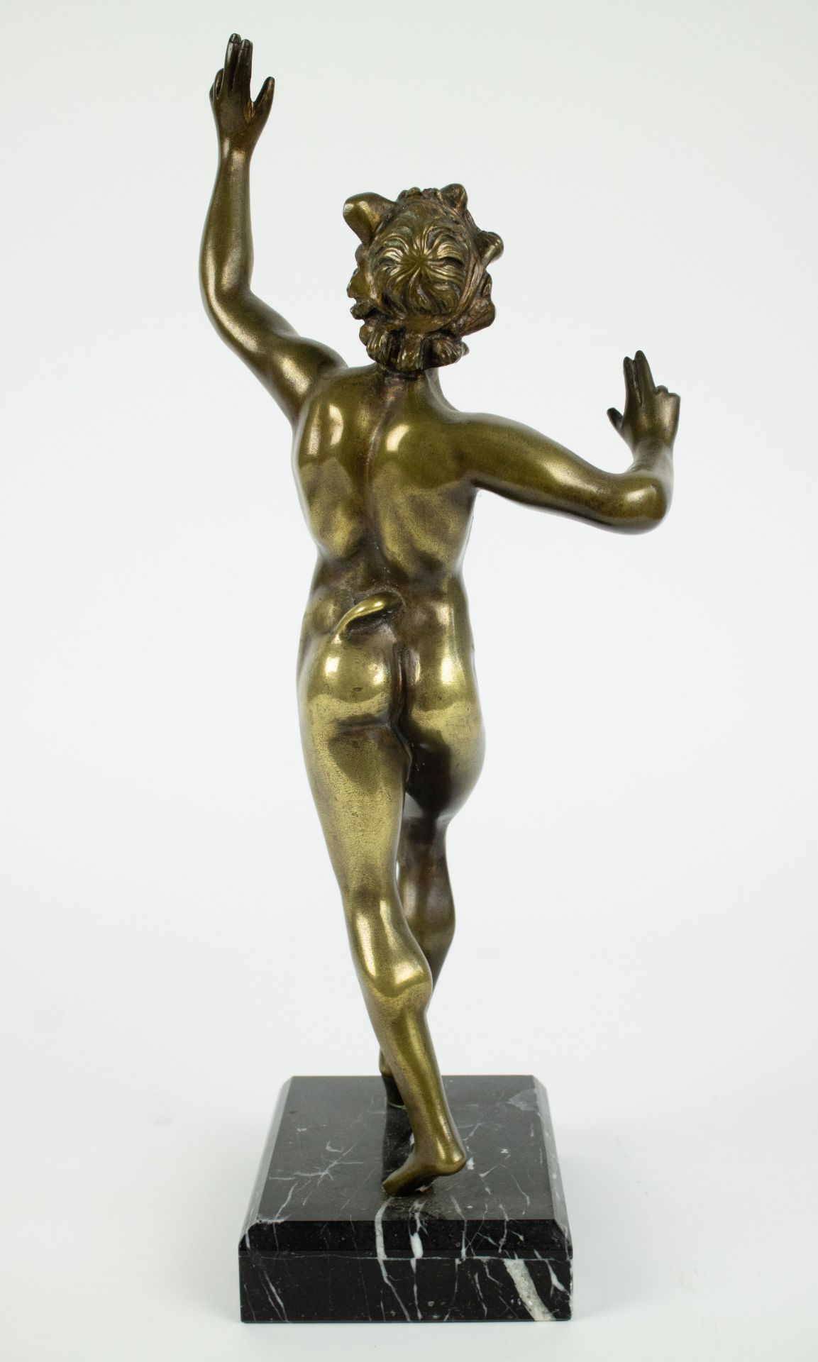 Bronze sculpture of a Sater - Image 4 of 5