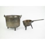 French grape ca 1700 and an English pan