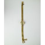 Swiss gold ladies watch Geota 18 kt