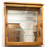 Hang display cabinet