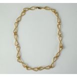 Gold necklace 18 kt