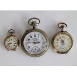 A collection of 3 pocket watches