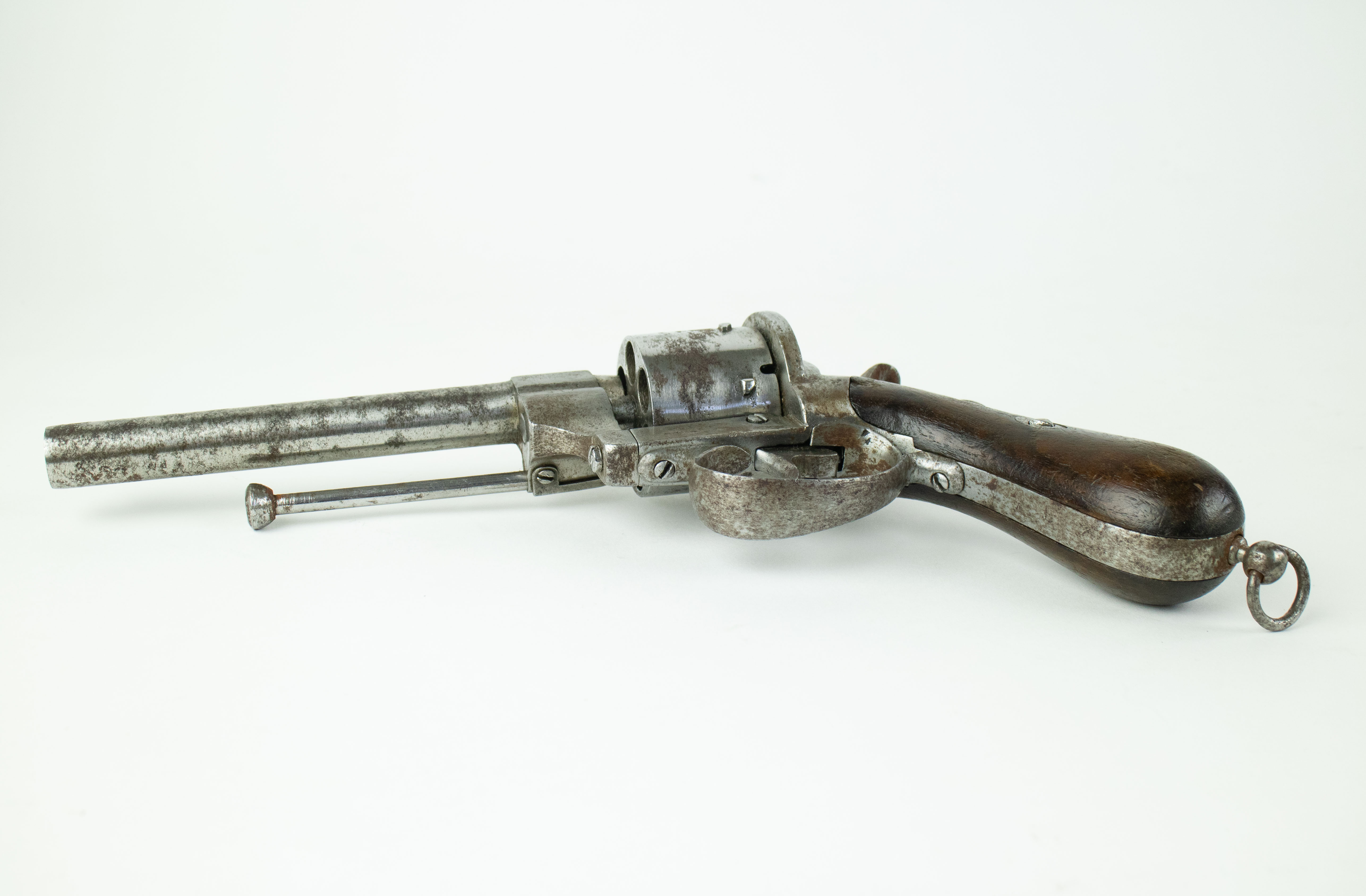 French pinfire revolver - Image 3 of 4