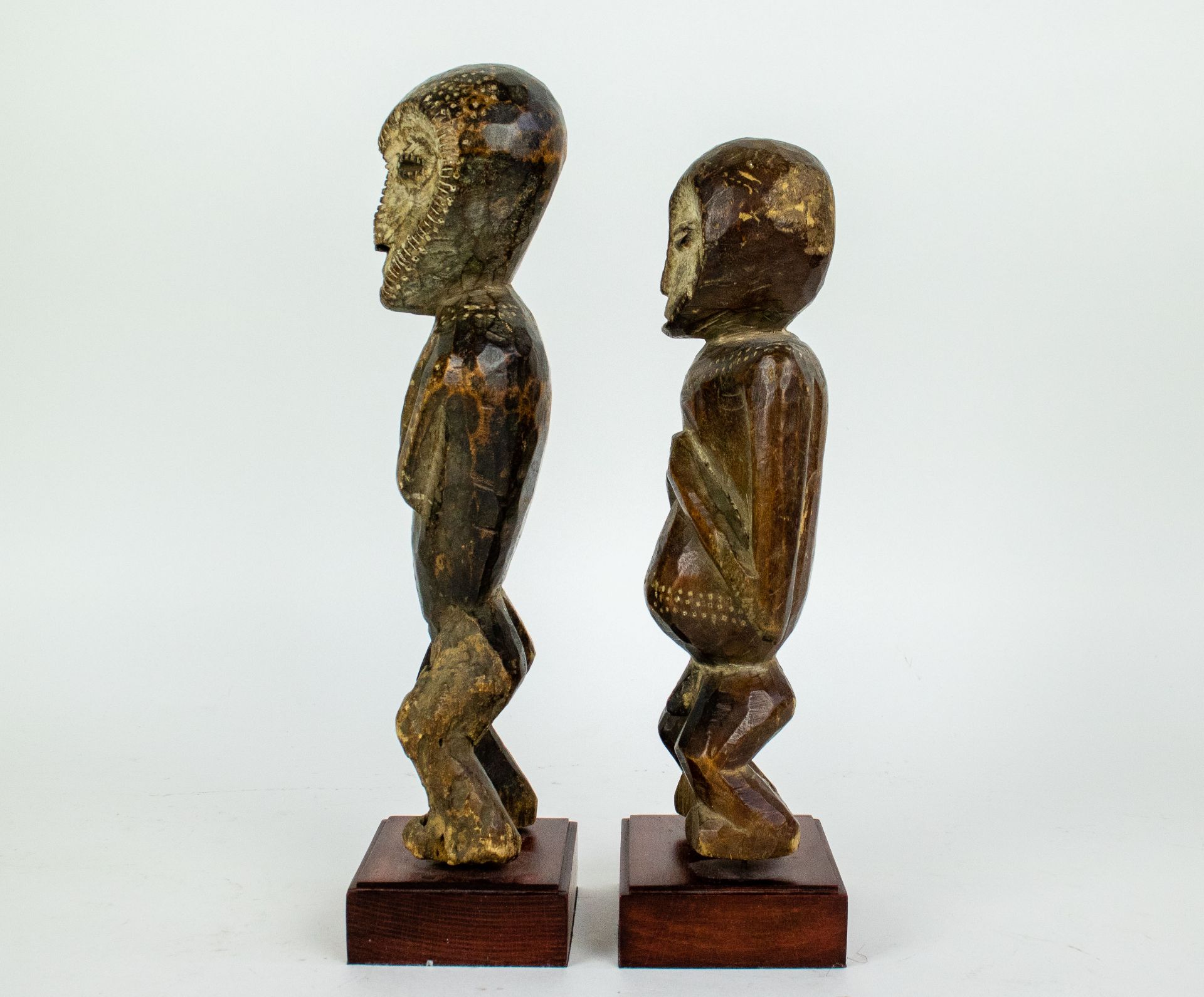 Couple Lega statues - Image 2 of 4