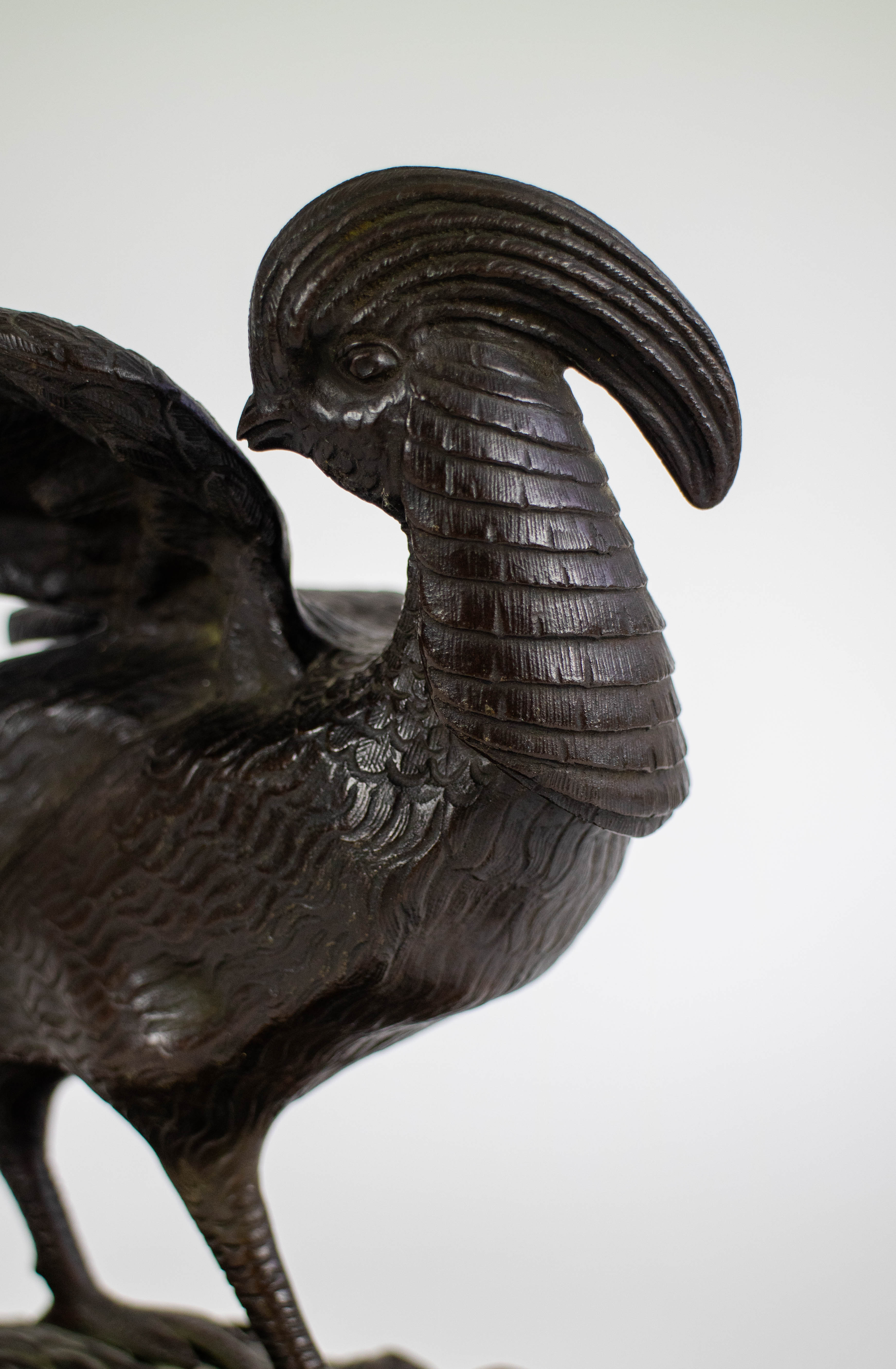 Bronze pheasant on a marble feet - Bild 3 aus 3