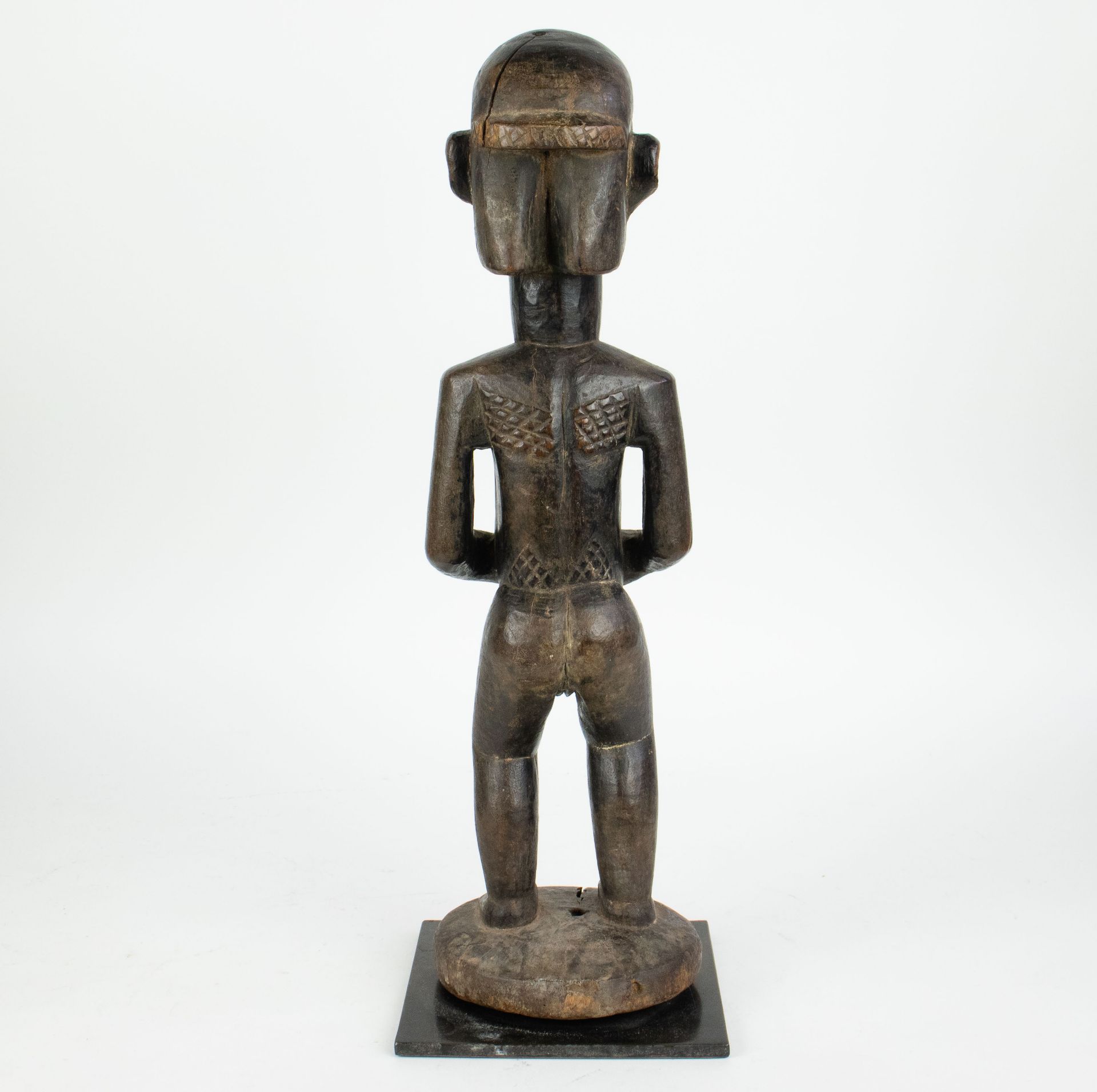 Luba ancestor statue 19th C. - Image 3 of 4