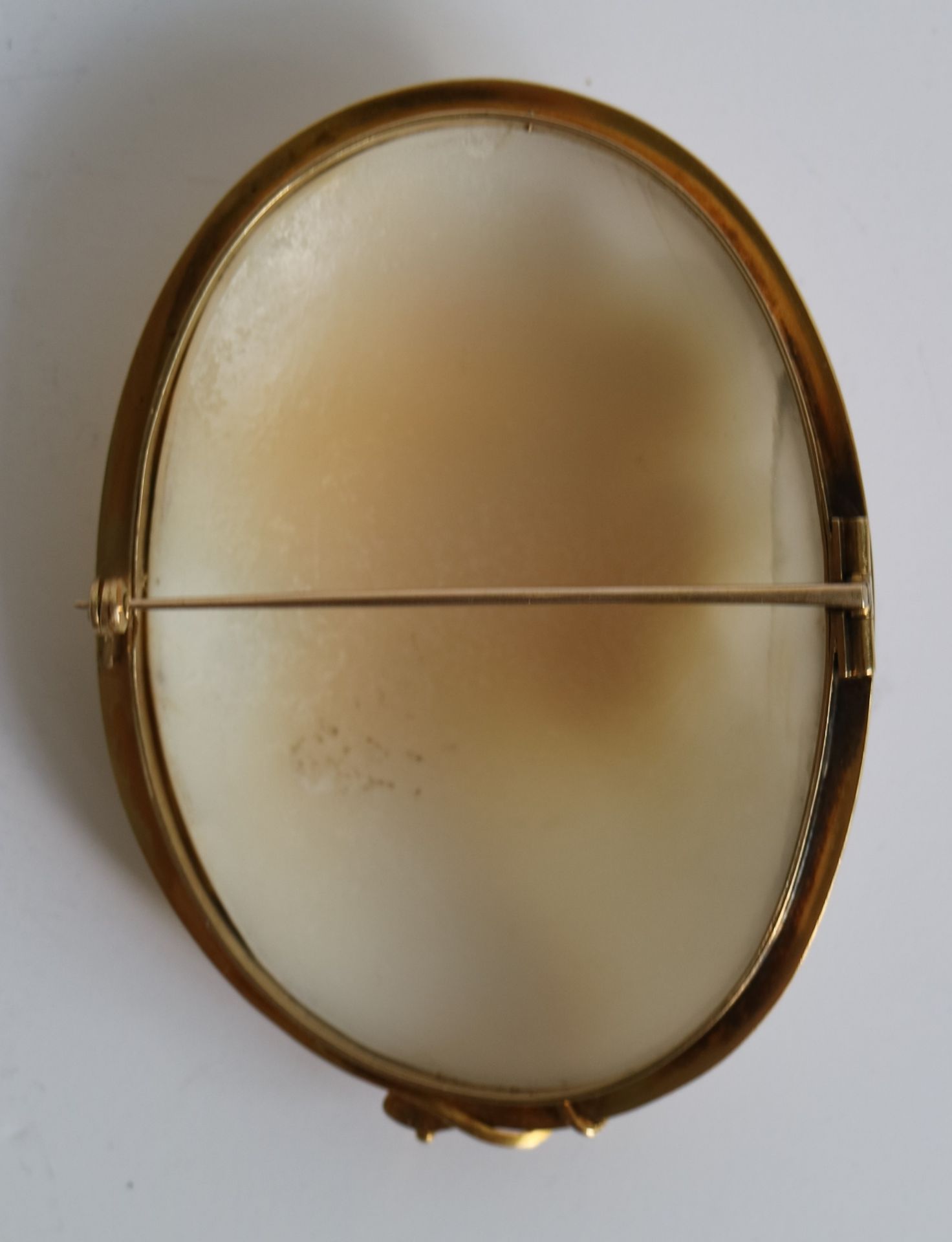 Gold-mounted cameo Bachus with buck - Image 2 of 2