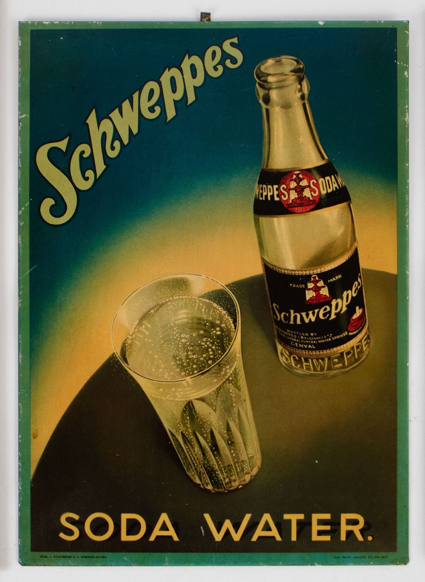 Metal Schweppes Soda Water, Schweppes Tonic and Appolinaris - Image 3 of 4