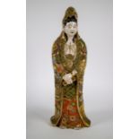 Satsuma figurine of Guanyin
