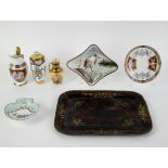 A collection of porcelain (Limoges, Vienna, Sevres)