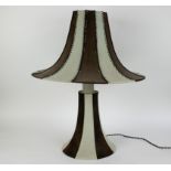 Lamp with animal hides, seventies