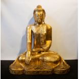 Thai Buddha gilded wood