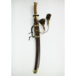 Samurai sword with scabbard