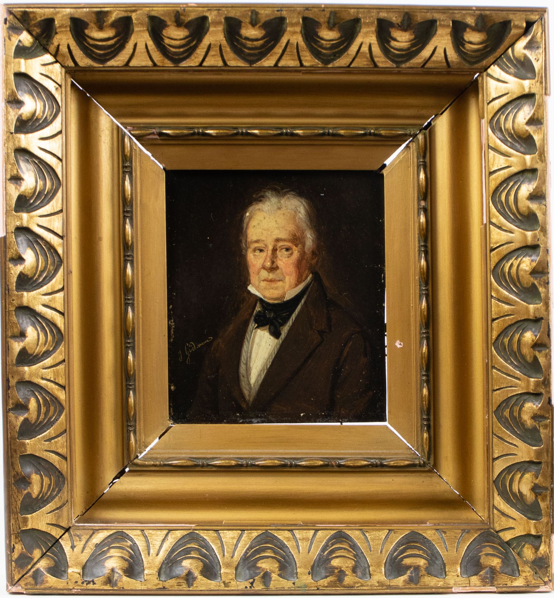 Portrait of a Gentleman 19th C. - Image 2 of 4