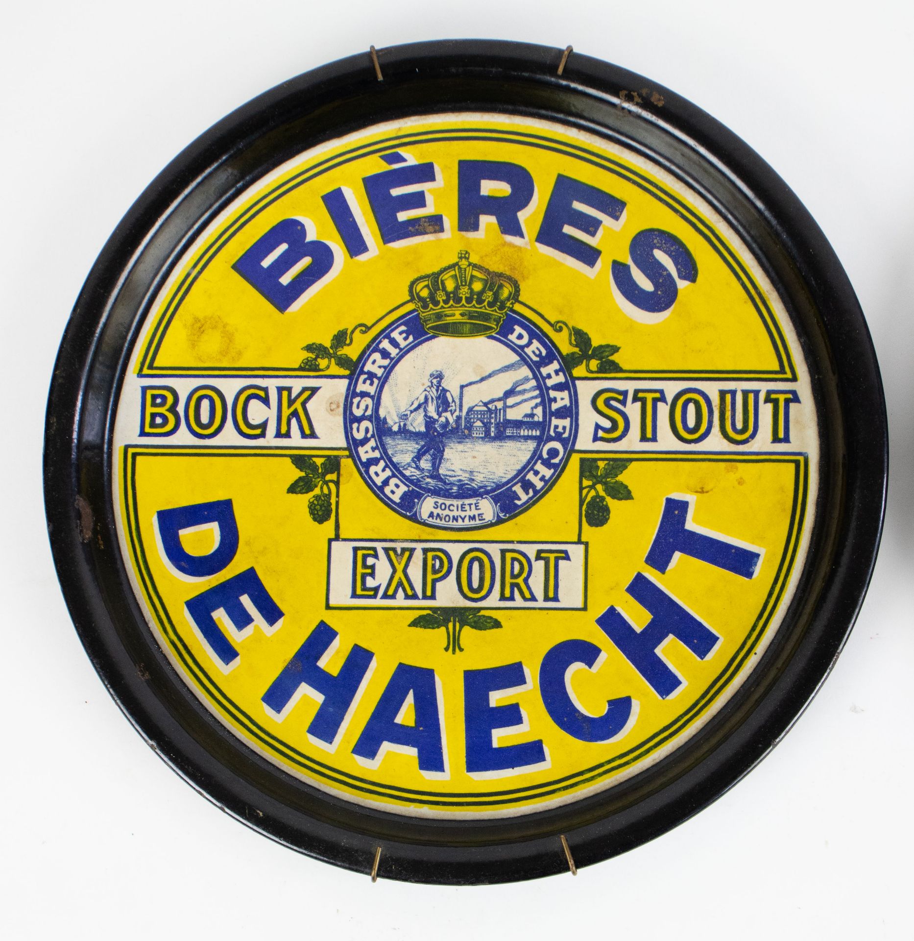 Enamel Celta Export Goliath en Bières de Haecht Stout 58 - Image 3 of 3