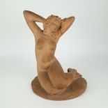 Nude terracotta sculpture