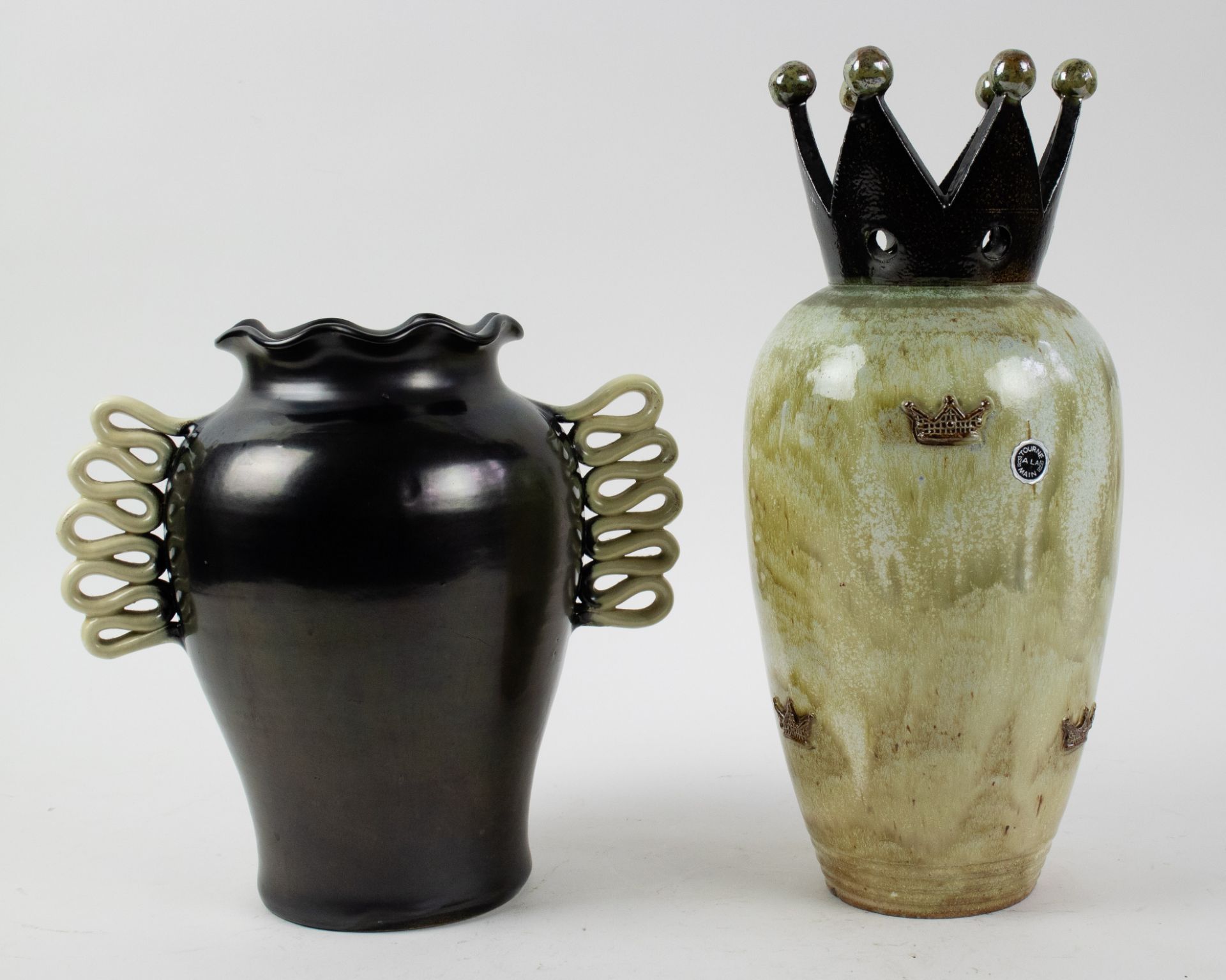Guerin vase + an Art Deco vase - Image 2 of 3